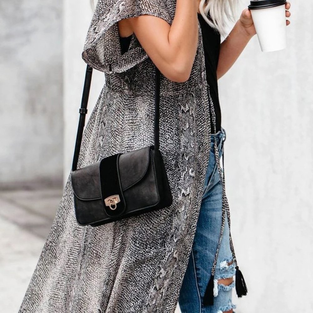 Snake Print Duster - Picture 5 of 7